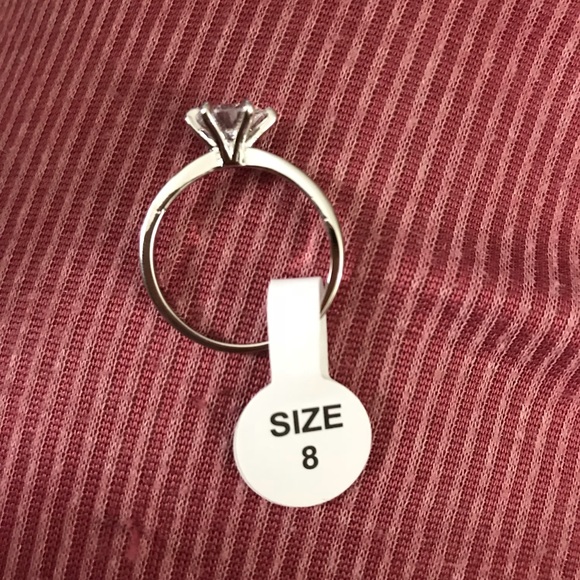 18K white gold plated ring - Picture 5 of 5